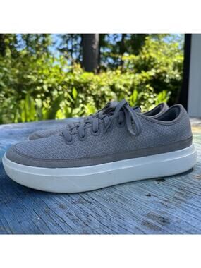 Allbirds Lace Up Gray Low Top Fabric Sneakers Men's 12.5 Shoes Casual 970